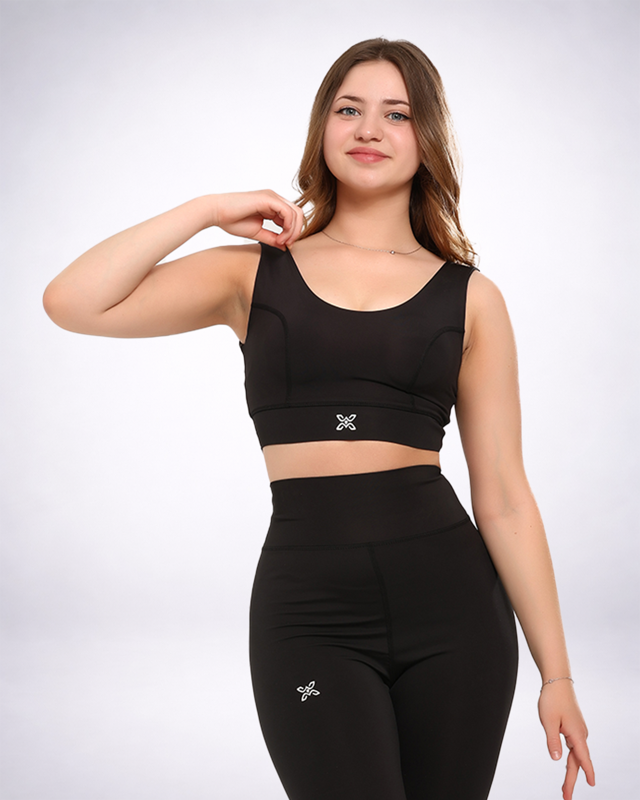 Topping Performance Black Bra - U Back