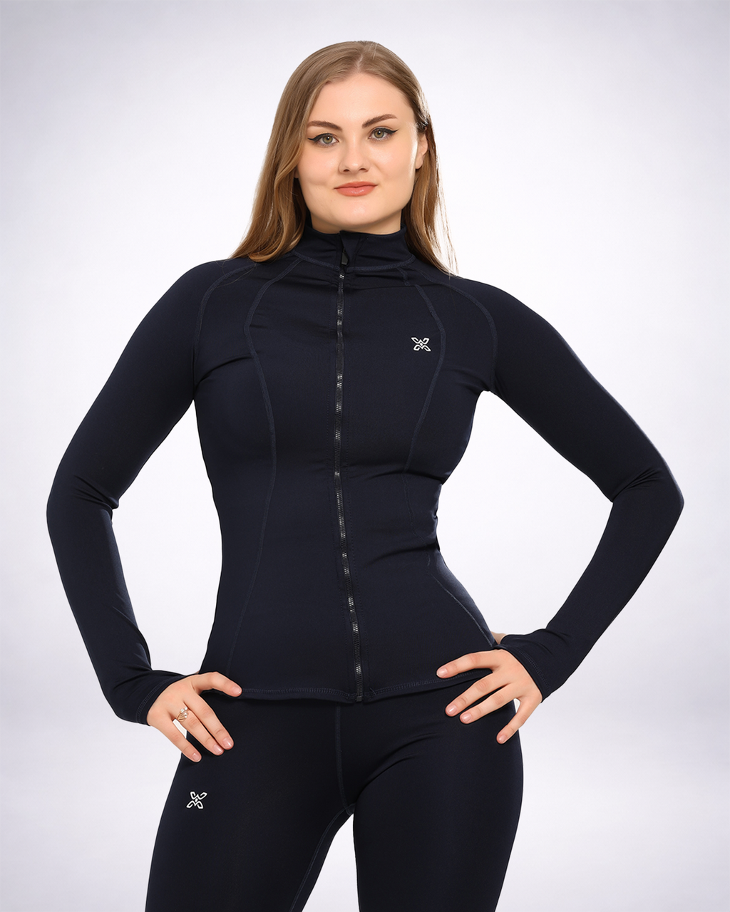 Navy Longline Performance Jacket