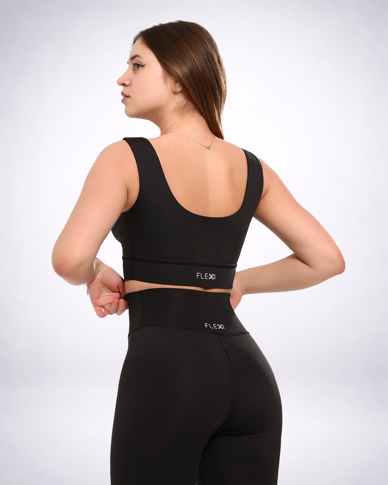 Topping Performance Black Bra - U Back