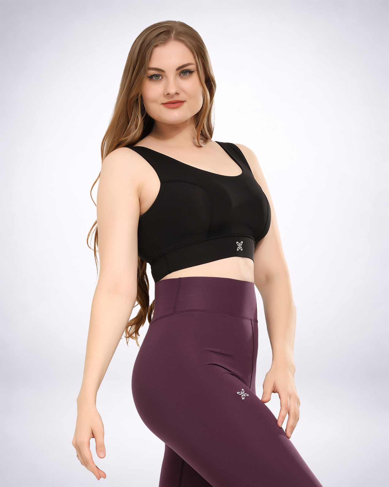 Topping Performance Black Bra - U Back
