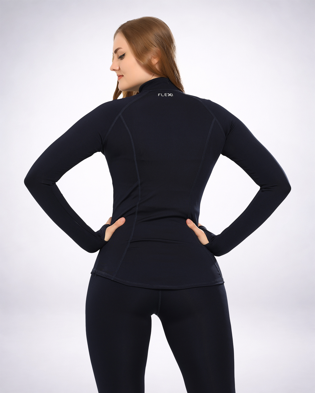 Navy Longline Performance Jacket