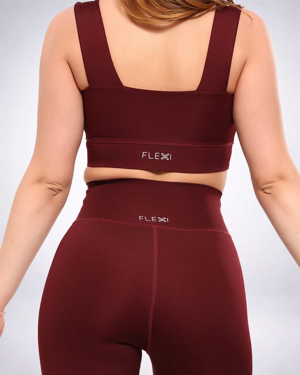 Topping Performance Burgundy Sports Bra