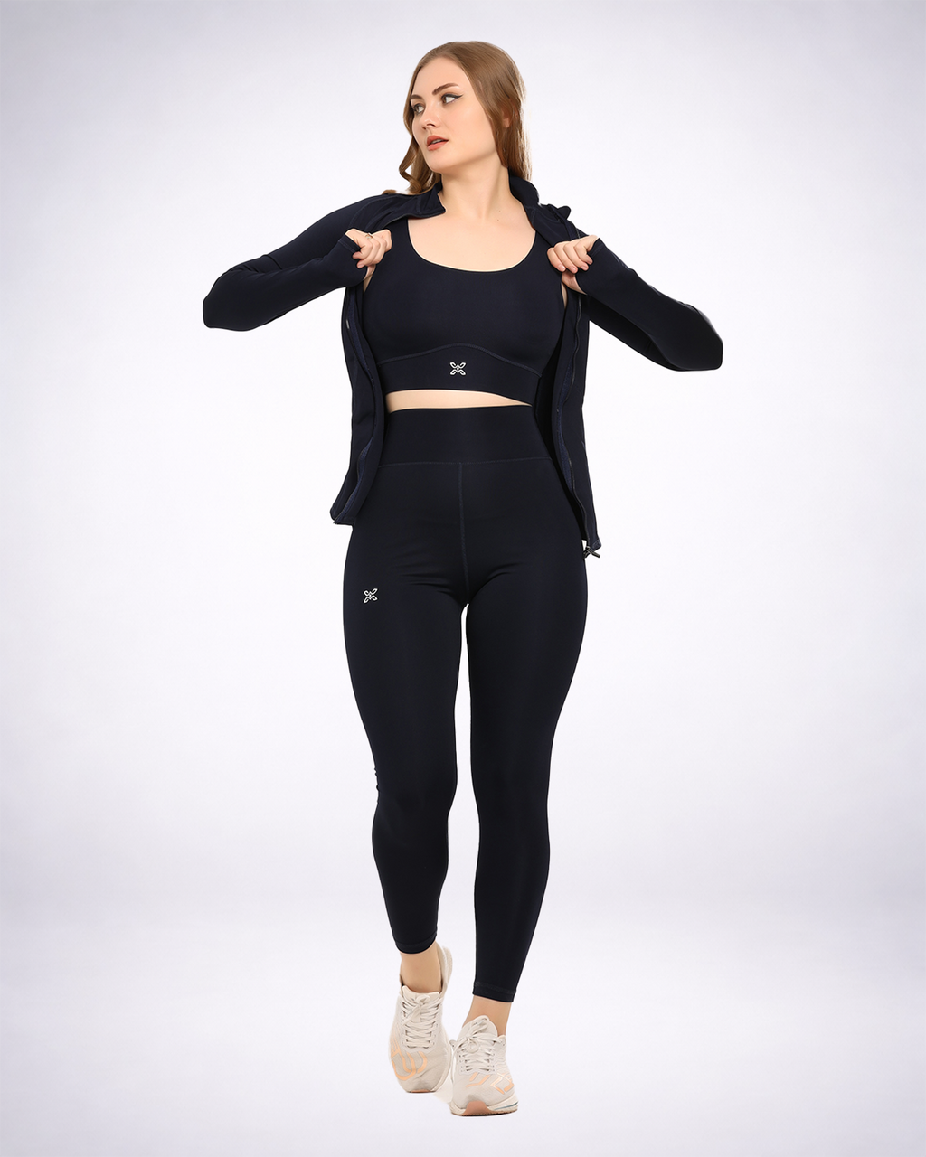 Navy Longline Performance Jacket