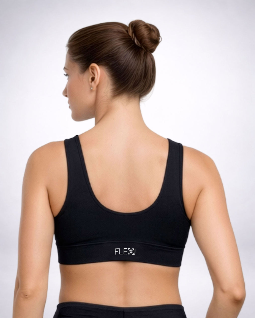 Topping Performance Black Bra - U Back