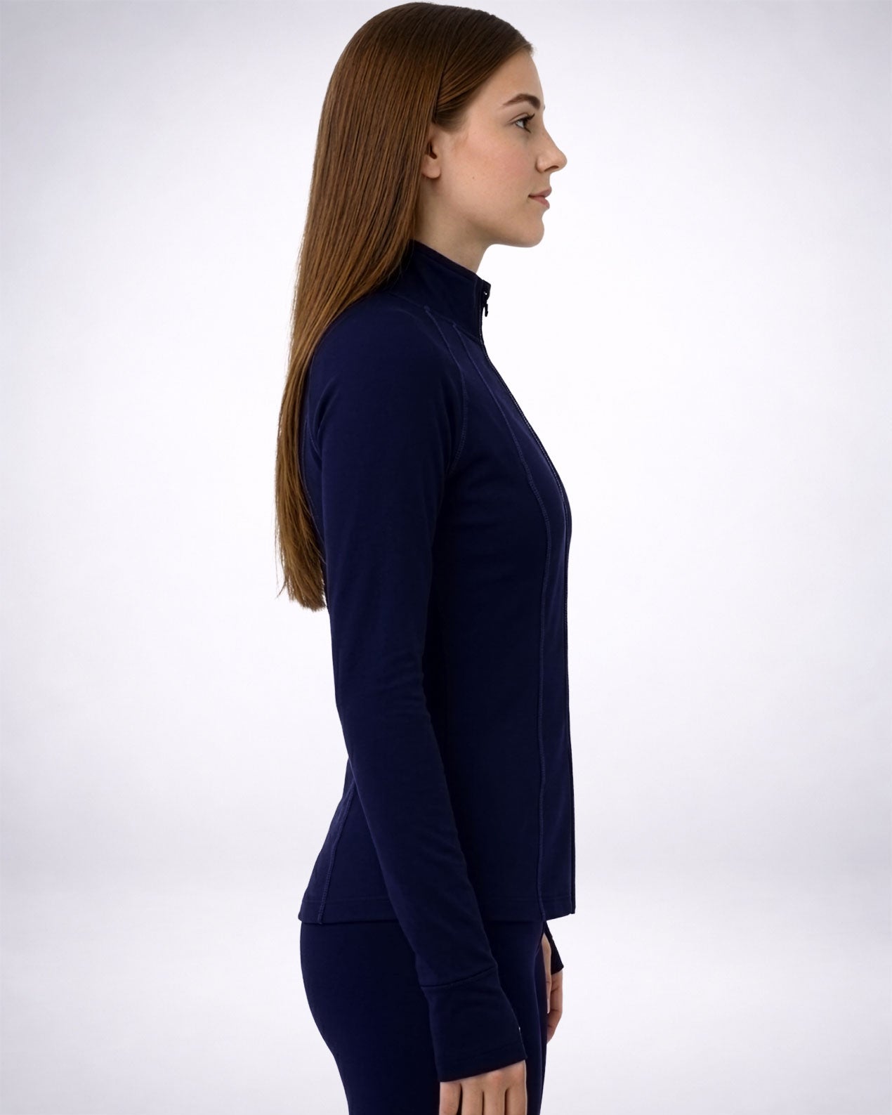 Navy Longline Performance Jacket