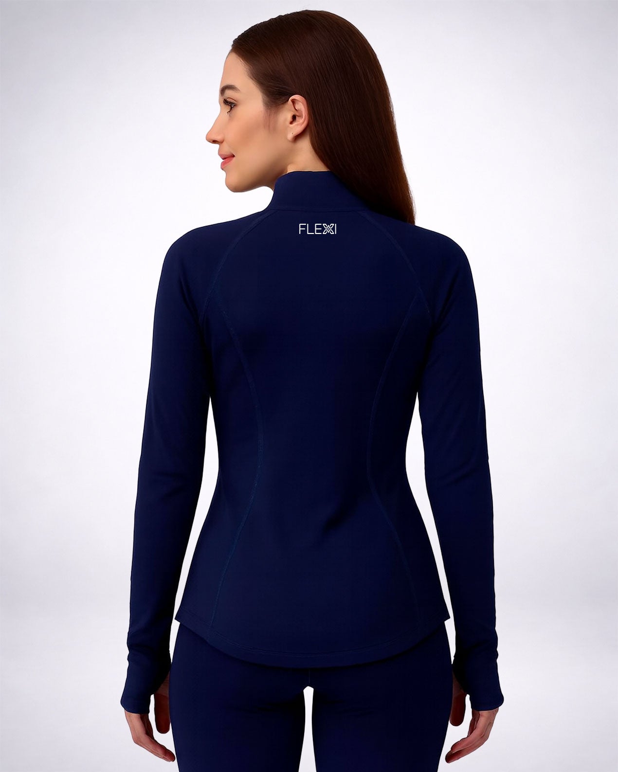 Navy Longline Performance Jacket