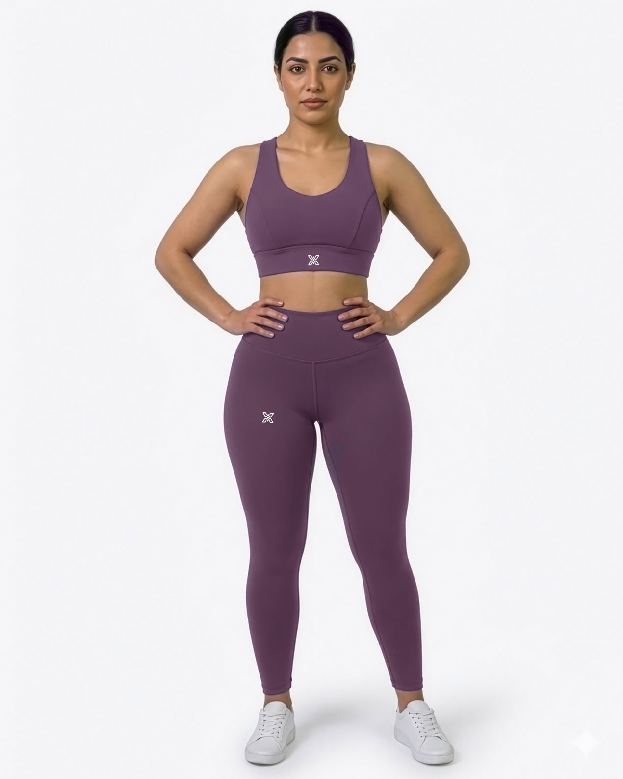 Purple Basic Leggings