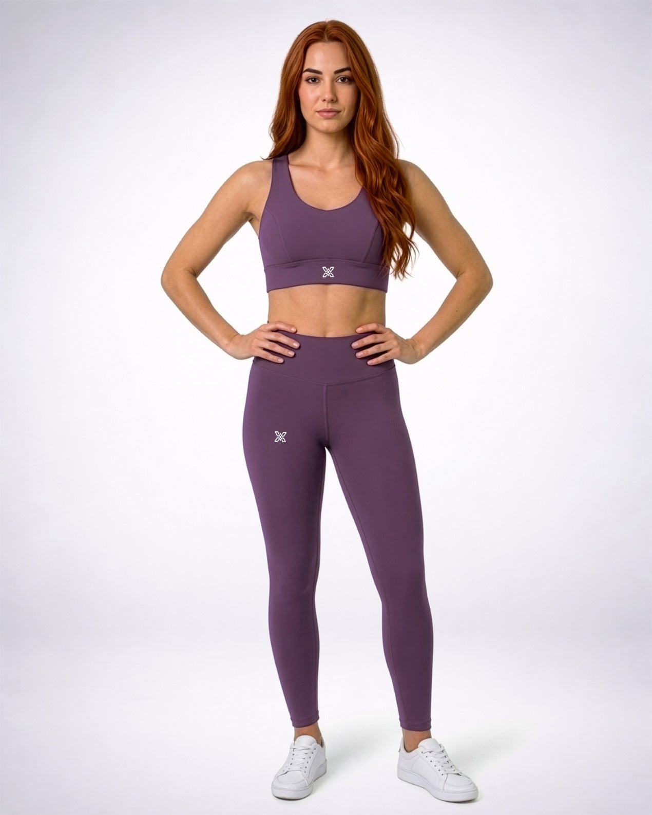 Purple Basic Leggings