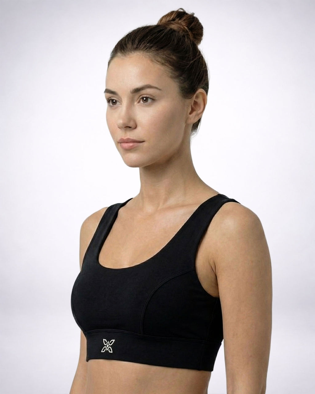 Topping Performance Black Bra - U Back