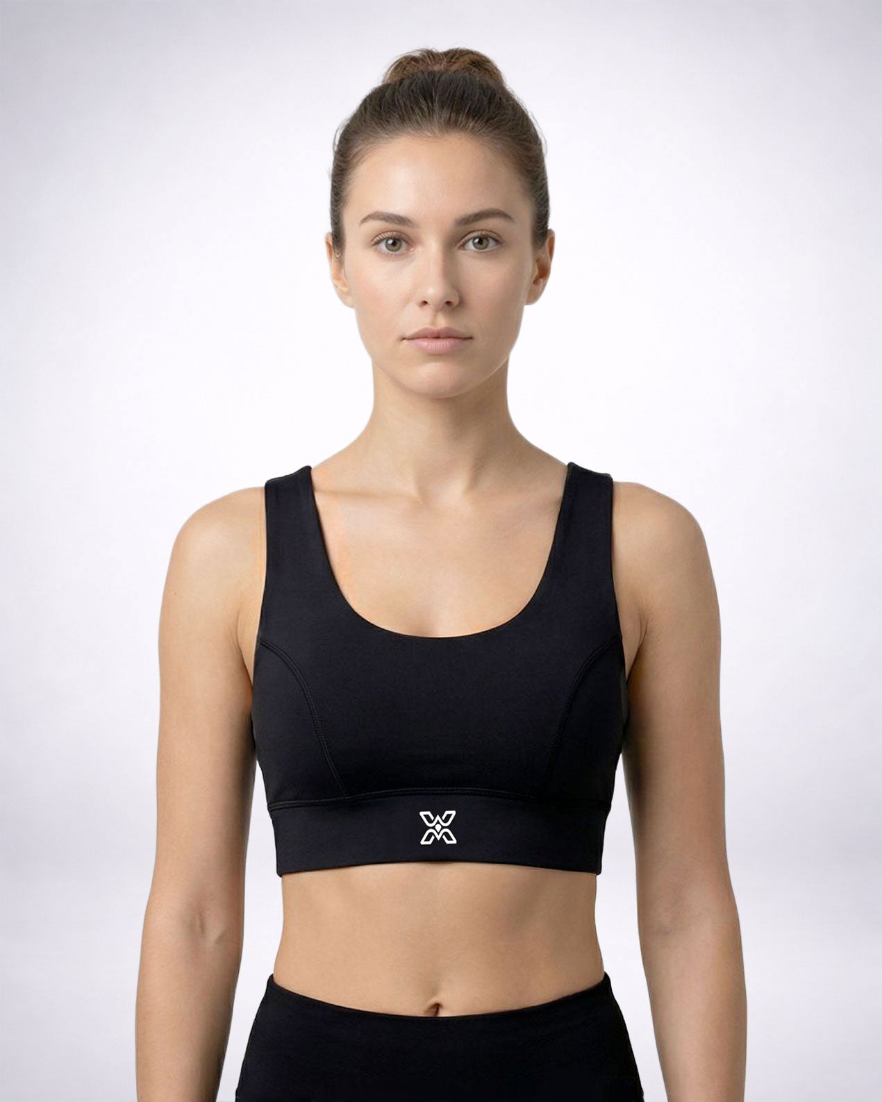 Topping Performance Black Bra - U Back