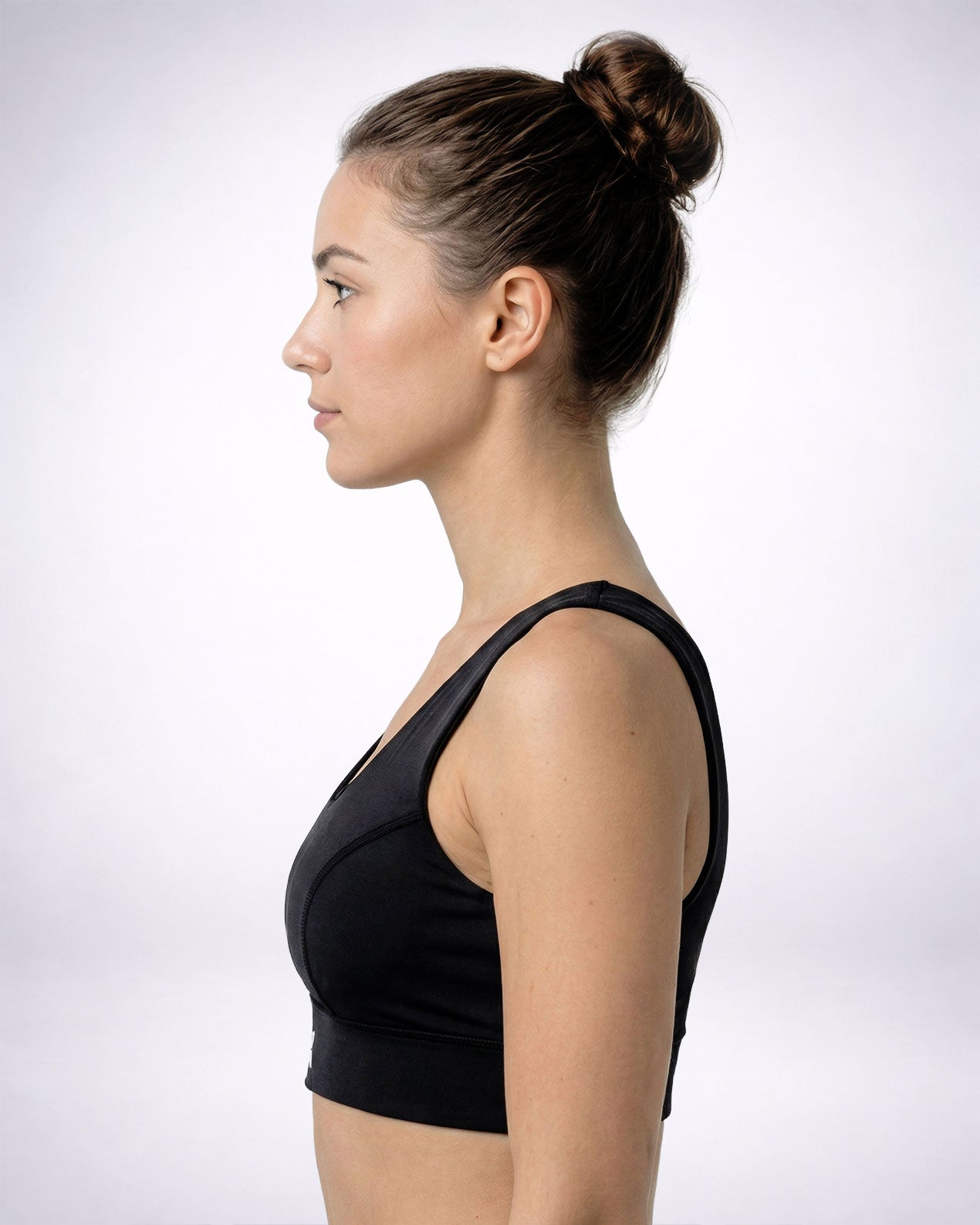 Topping Performance Black Bra - U Back