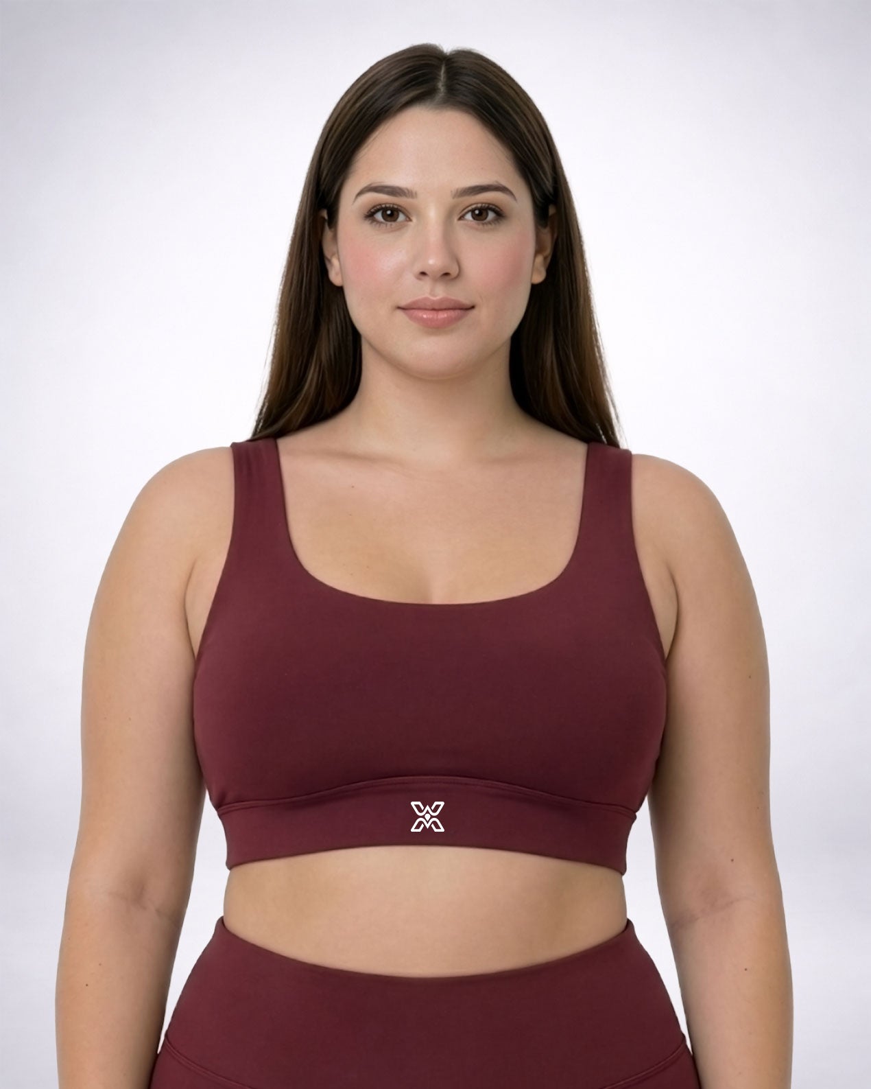 Topping Performance Burgundy Sports Bra